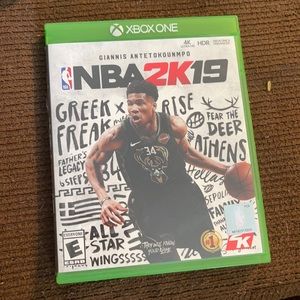 NBA 2k19 Xbox one game